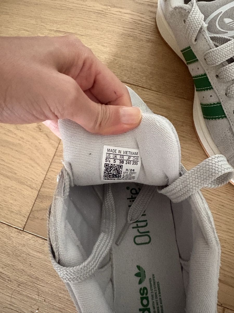 Adidas Scarpe da uomo: Adidas Campus Grey Green, Size 38! – Usato da Zürich venduto da zba_7pzv 3