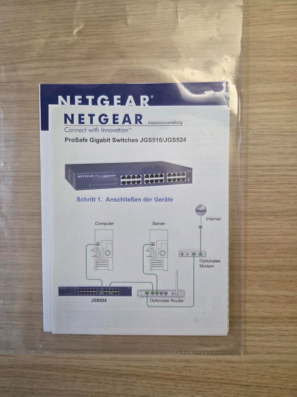 Netgear Hubs & Switches: NETGEAR ProSafe Gigabit Switch JGS516 – Gebraucht aus Zürich von elea 4