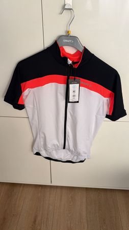 VELO Herren JERSEY schwarz-weiss-rot Gr. M neu NP 79.-