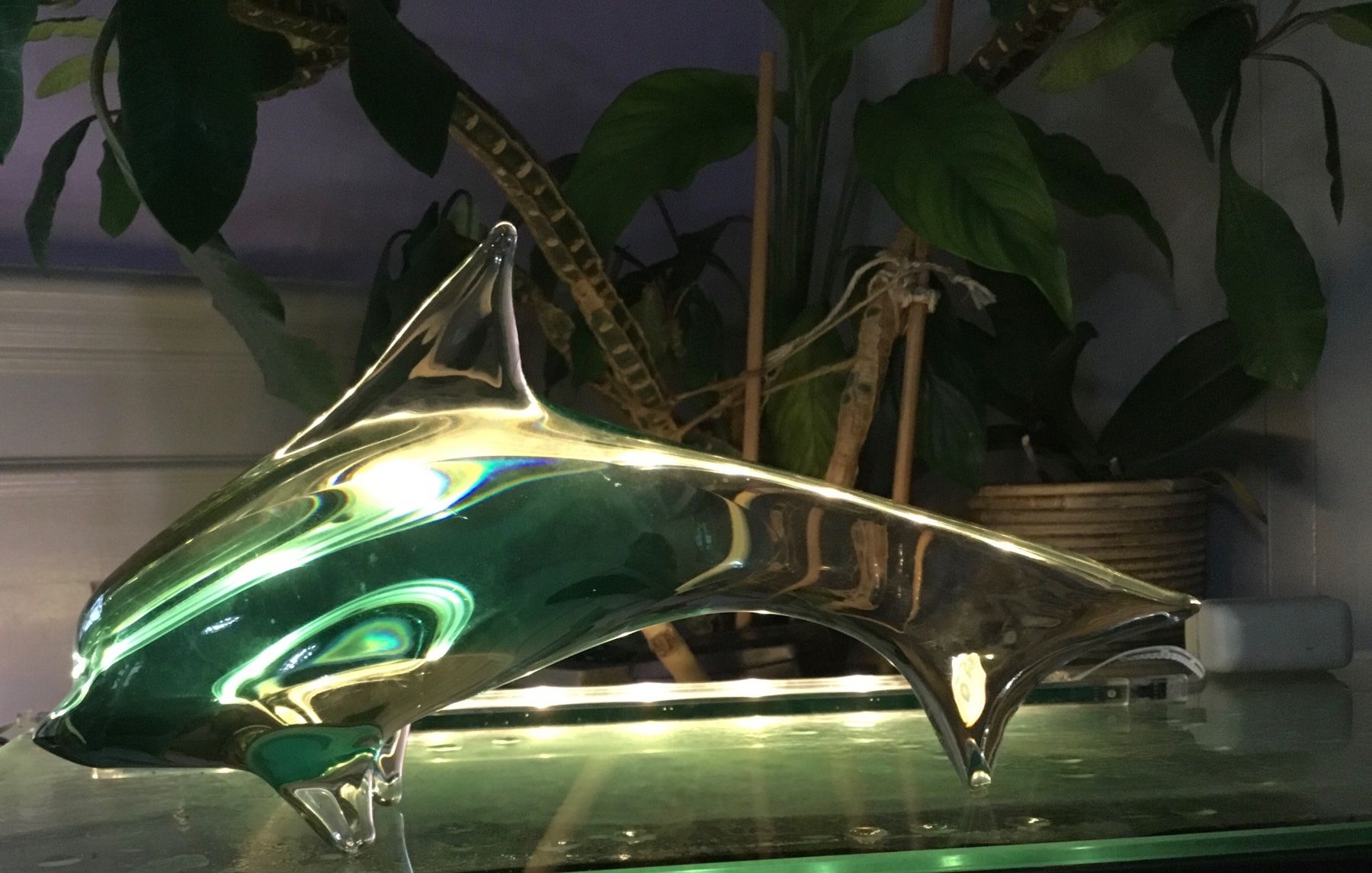 Murano Statuette: Murano Delphin – Usato da Schlieren venduto da Jeajet 1