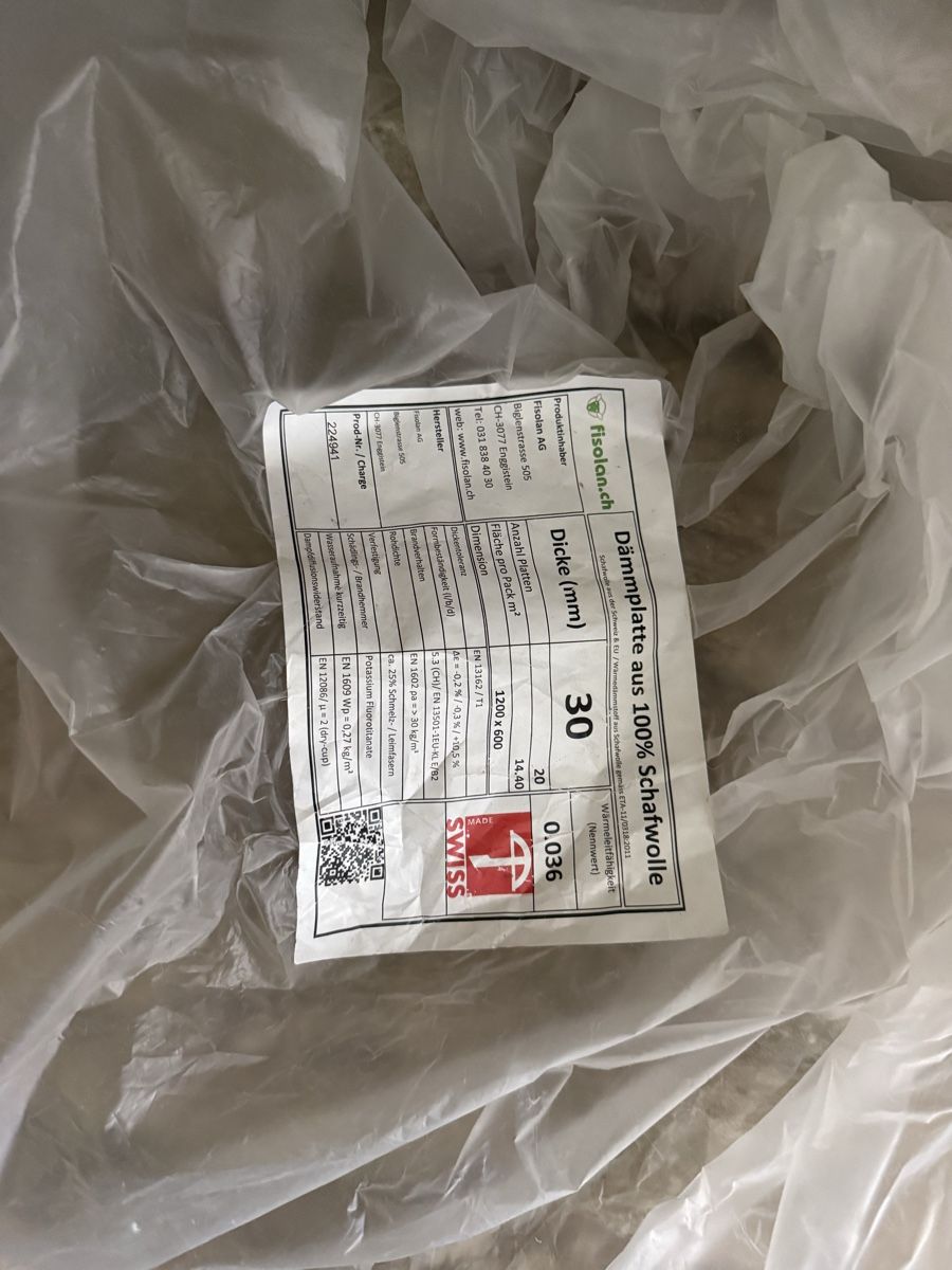 Piatti di portata: Fisolan Dämmmaterial Schafwolle – Nuovo (secondo la descrizione) da St. Gallen venduto da Pepita03 1