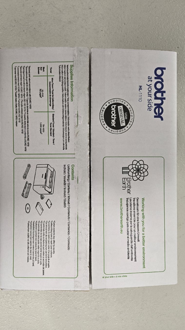 Brother Stampanti: Drucker brother HL-1110 – Nuovo e nell'imballaggio originale da Rifferswil venduto da Bobble 1