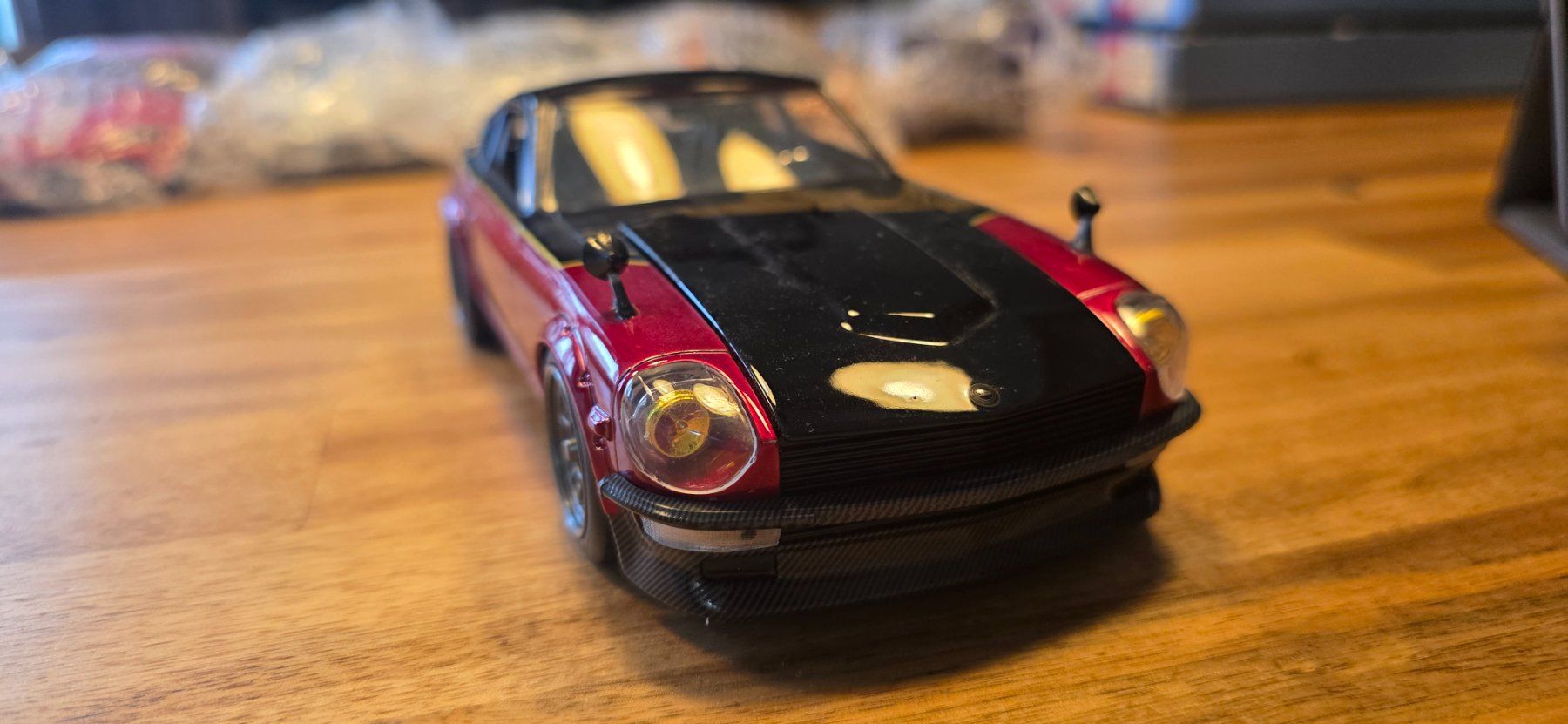 Nissan Modellini d'auto: Modellauto 1972 Datsun 240Z rot 1/24 – Usato da Hochfelden venduto da Danizh0 2