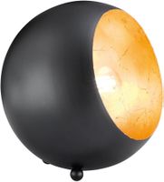Tischleuchte Metall Farbe Schwarz Gold