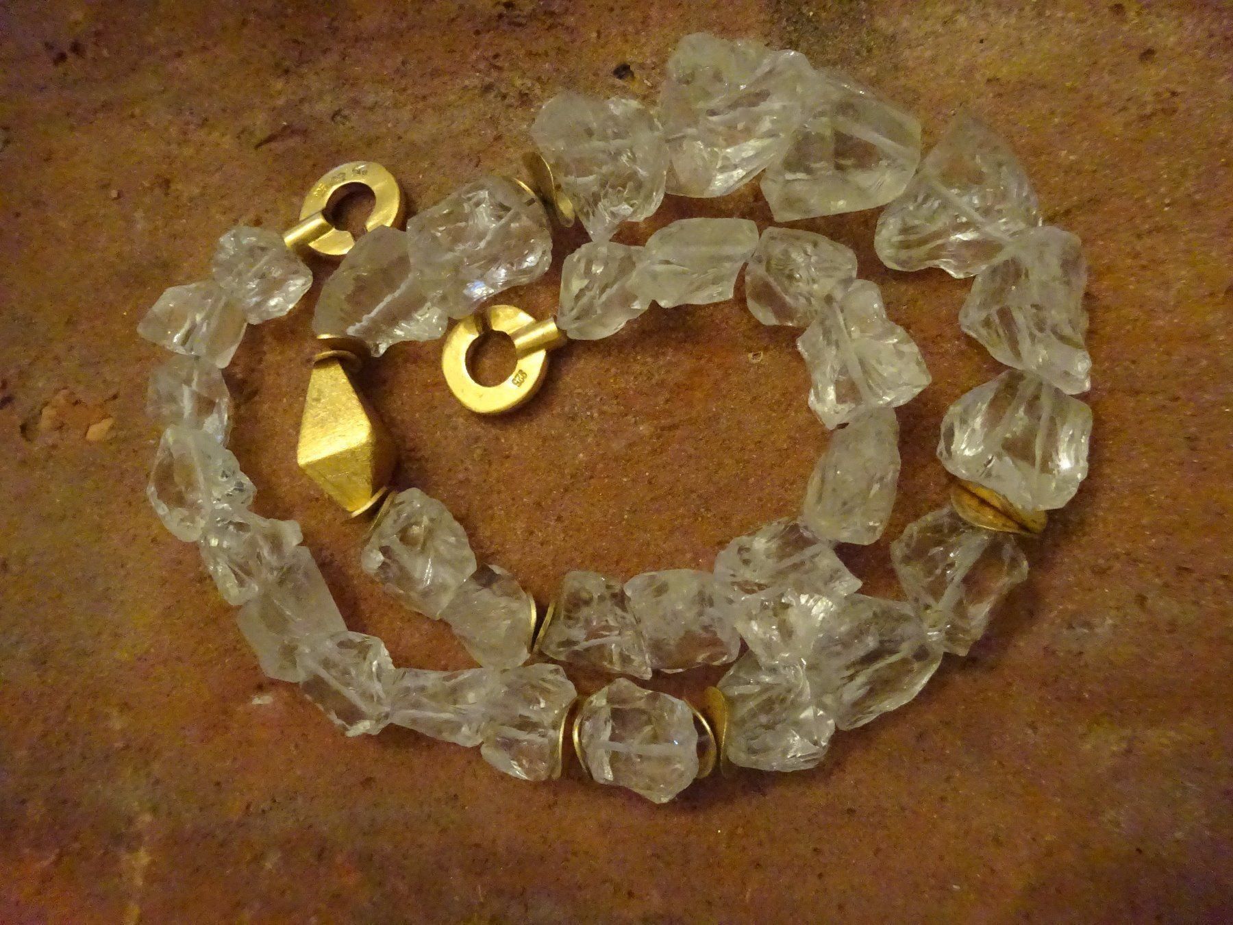 Colliers: Kette Bergkristall / 925 Silber, verg. – D'occasion à Esslingen par FetteSchnecke 3