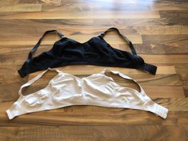 Beauty Baby Still BHs, Gr. XL, Schwarz und Beige, Top!