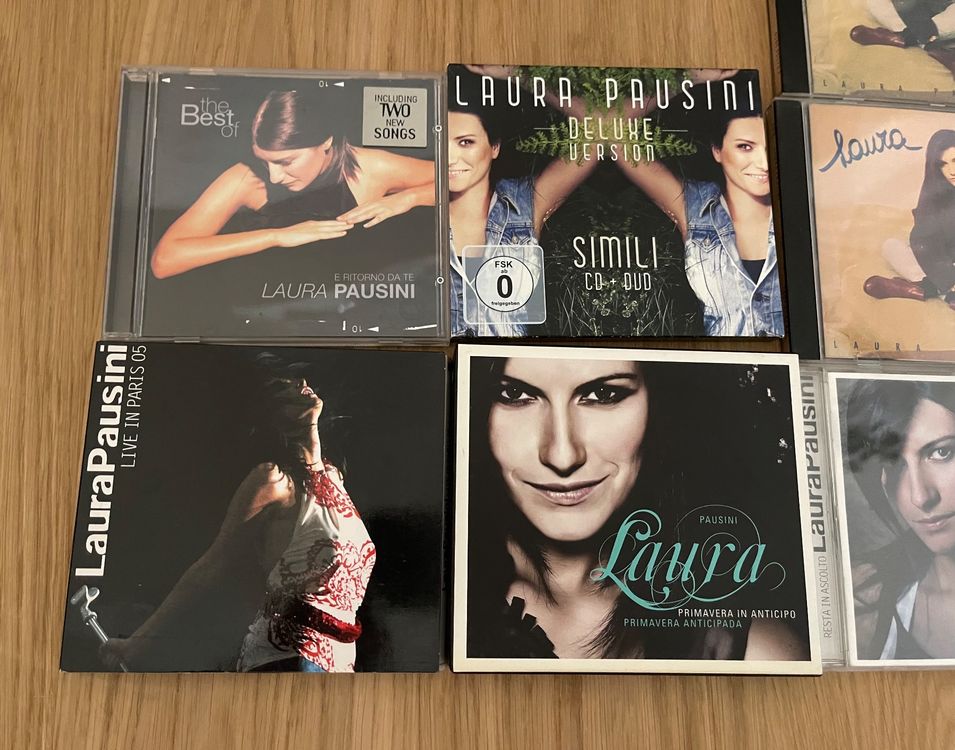 CD Sammlung Laura Pausini - 9 Stück - super Zustand