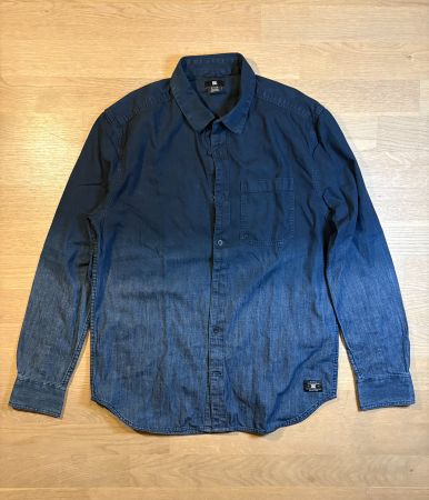 DC Herren Hemd Blau faded