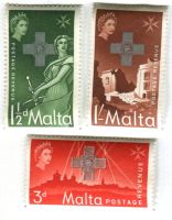 Briefmarken "Orden". Malta