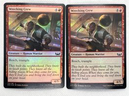 Magic the Gathering - 2x Wrecking Crew - Foil seltene Karte