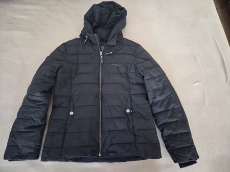 Mazine Steppjacke mit Kapuze Grösse M dunkles Design 