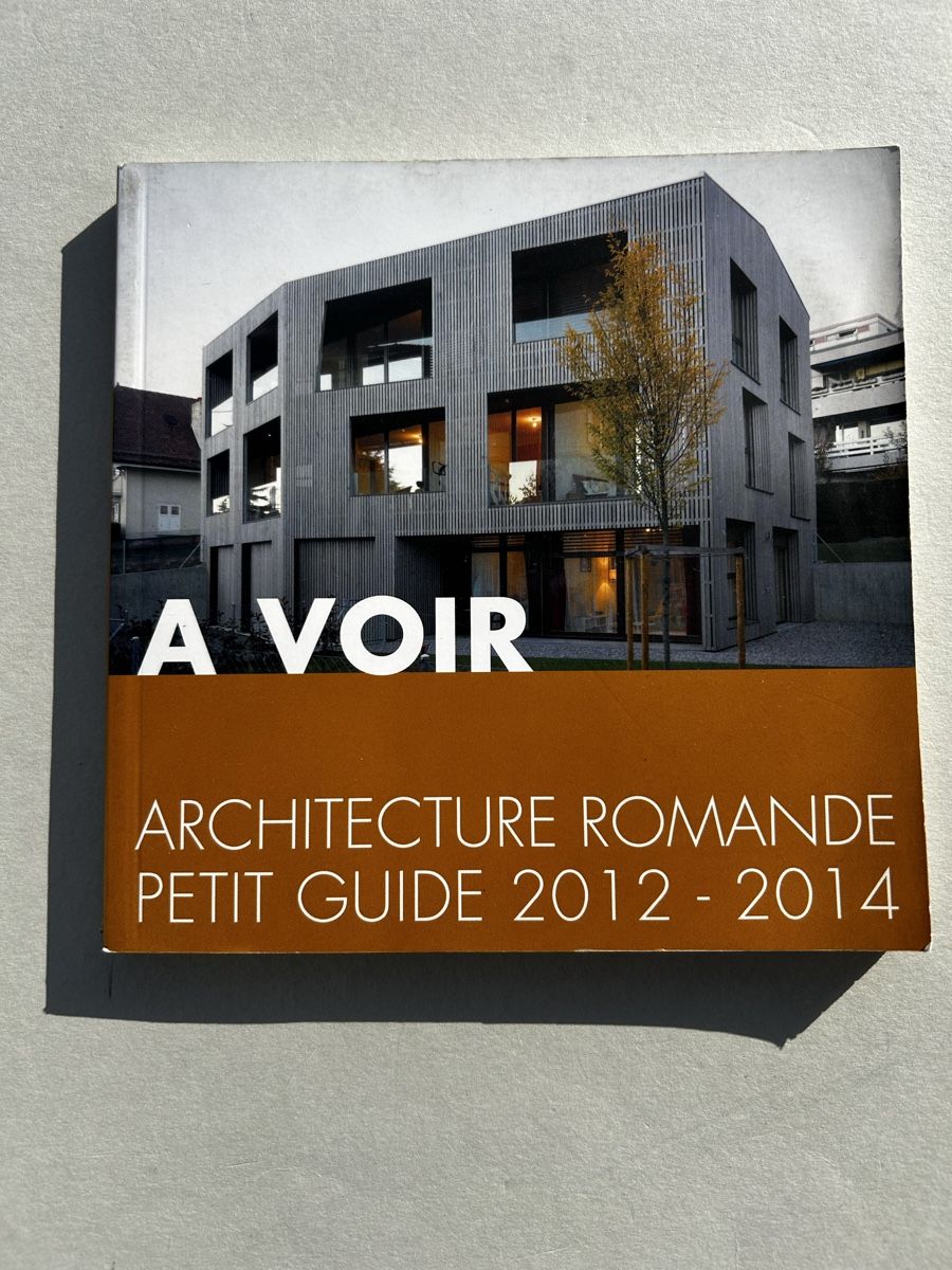 Libri: Architekturführer "A VOIR" Romandie 2012-14 – Usato da Zürich venduto da Coffeetable88