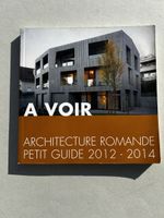 Architekturführer "A VOIR" Romandie 2012-14