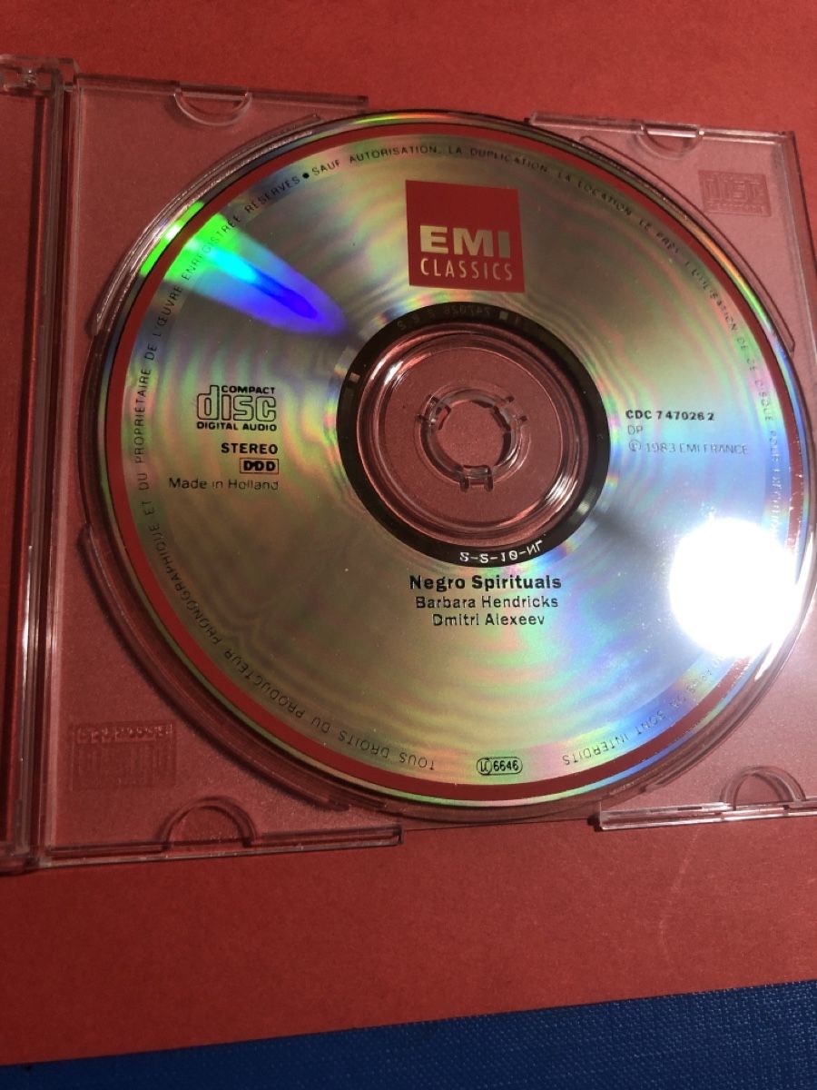CD: Negro Spirituals Barbara Hendricks EMI Classics CD – Usato da Flaach venduto da rubo7 2