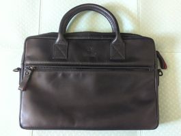 DONBOLSO Umhängetasche - Echtes Leder - 13 Zoll Laptop