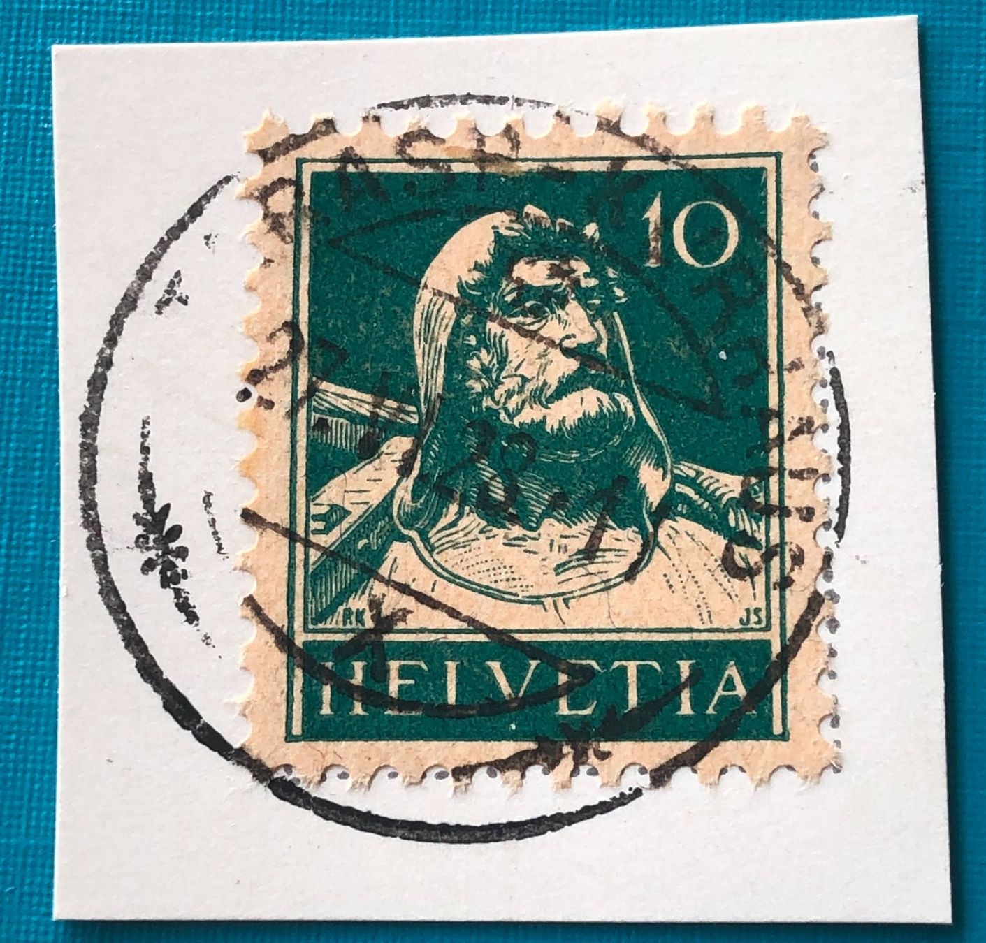 Tutti i francobolli: TELLBRUSTBILD BRIEFMARKEN VOLLGESTEMPELT – Usato da Aarau venduto da Billa007