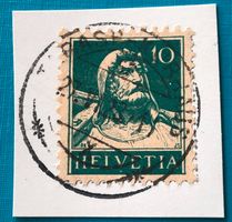 TELLBRUSTBILD BRIEFMARKEN VOLLGESTEMPELT