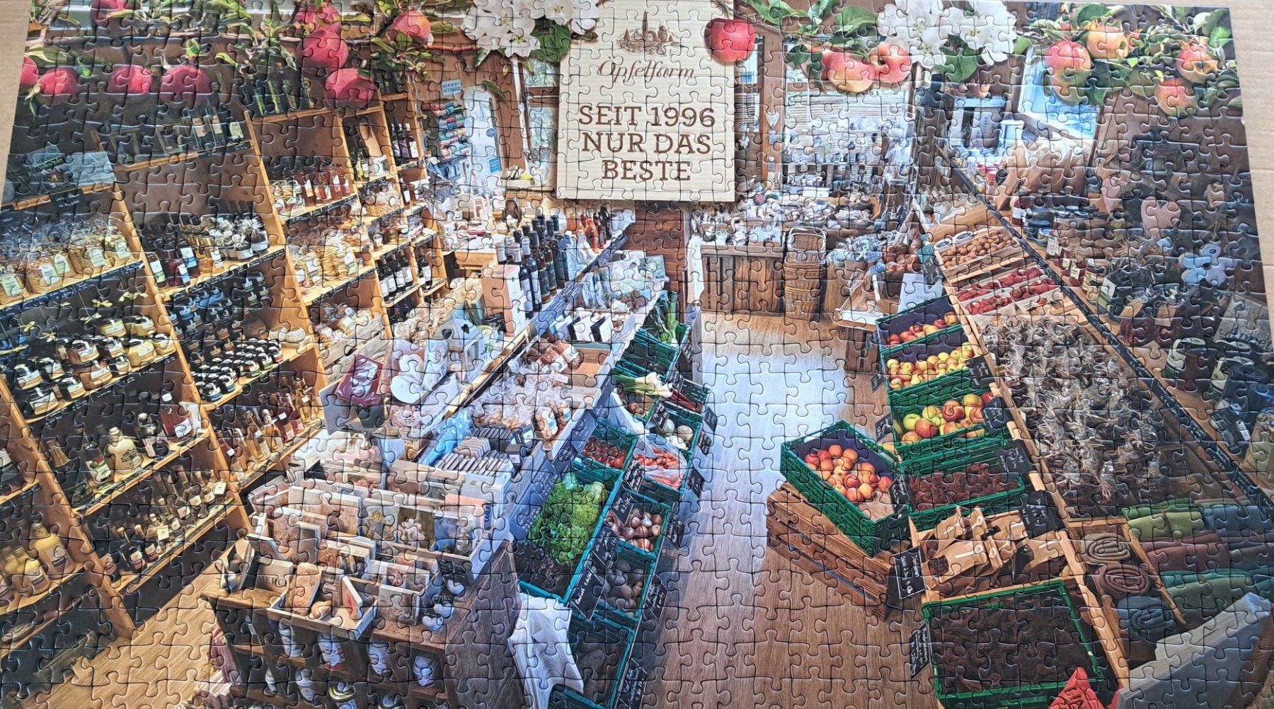 Puzzle: Puzzle 1000 Teile Hofladen – Usato da Arbon venduto da Hiddl 1