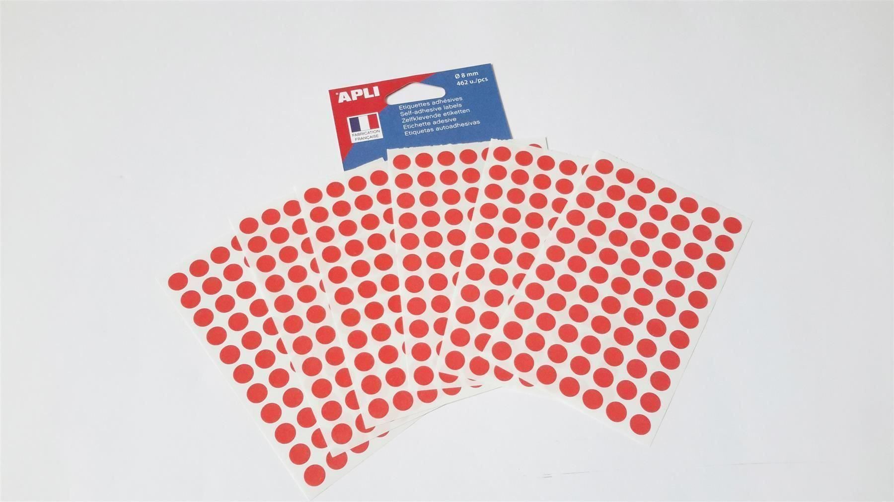 Sticker: Markierungspunkte, rot, 8mm, 462 Stück – Nuovo e nell'imballaggio originale da St. Gallen venduto da cointec 3