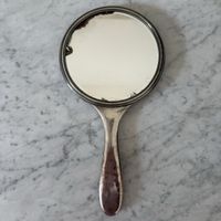 Handspiegel, Art Deco, Carl M. COHR „dansk solv“
