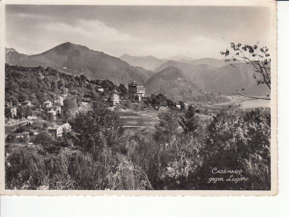 Ansichtskarten: Cademario 1951 – Gebraucht aus Bürglen TG von StampGraf