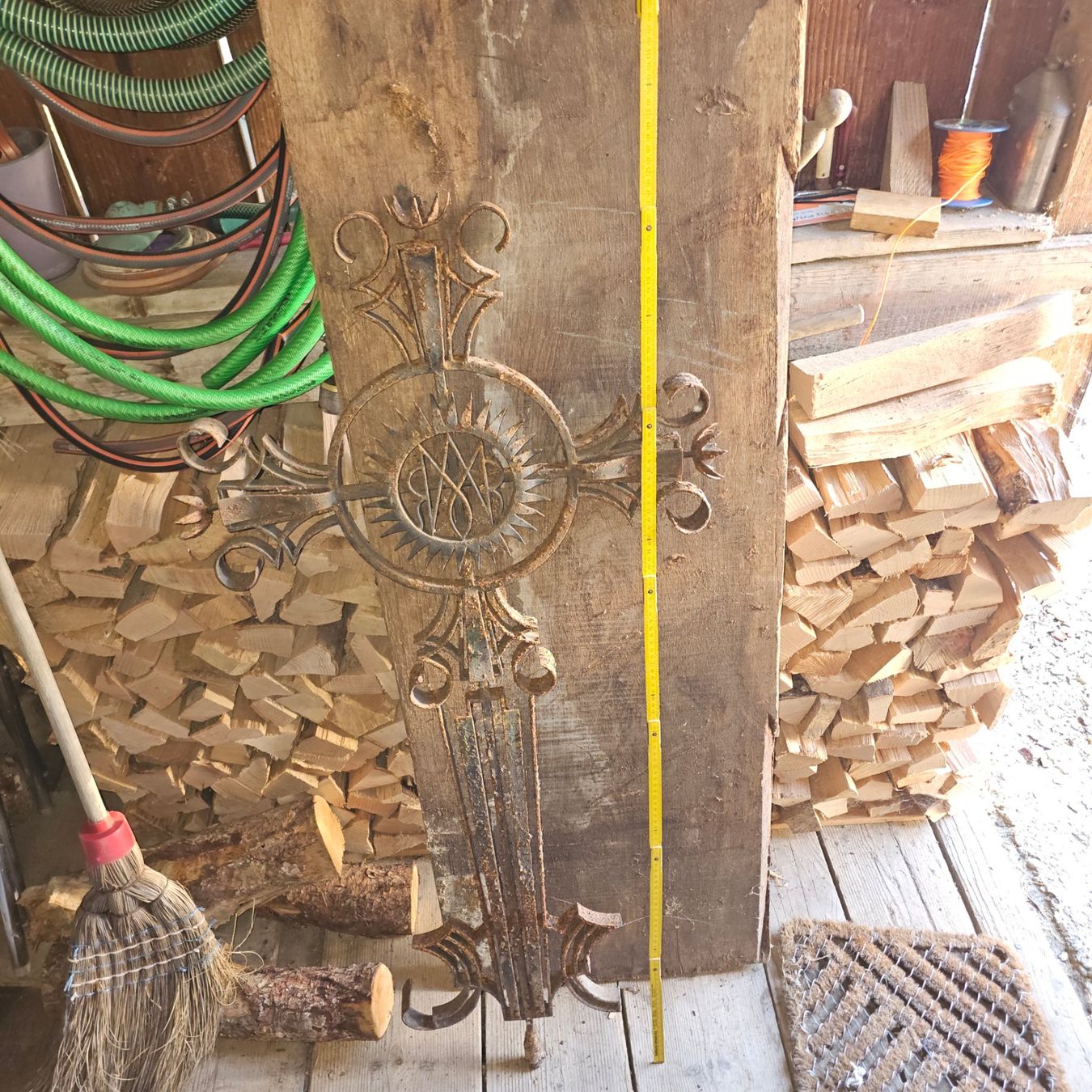 Skulpturen & Statuen: Altes Metallkreuz – Gebraucht aus Büren an der Aare von Flipperfinger88 1