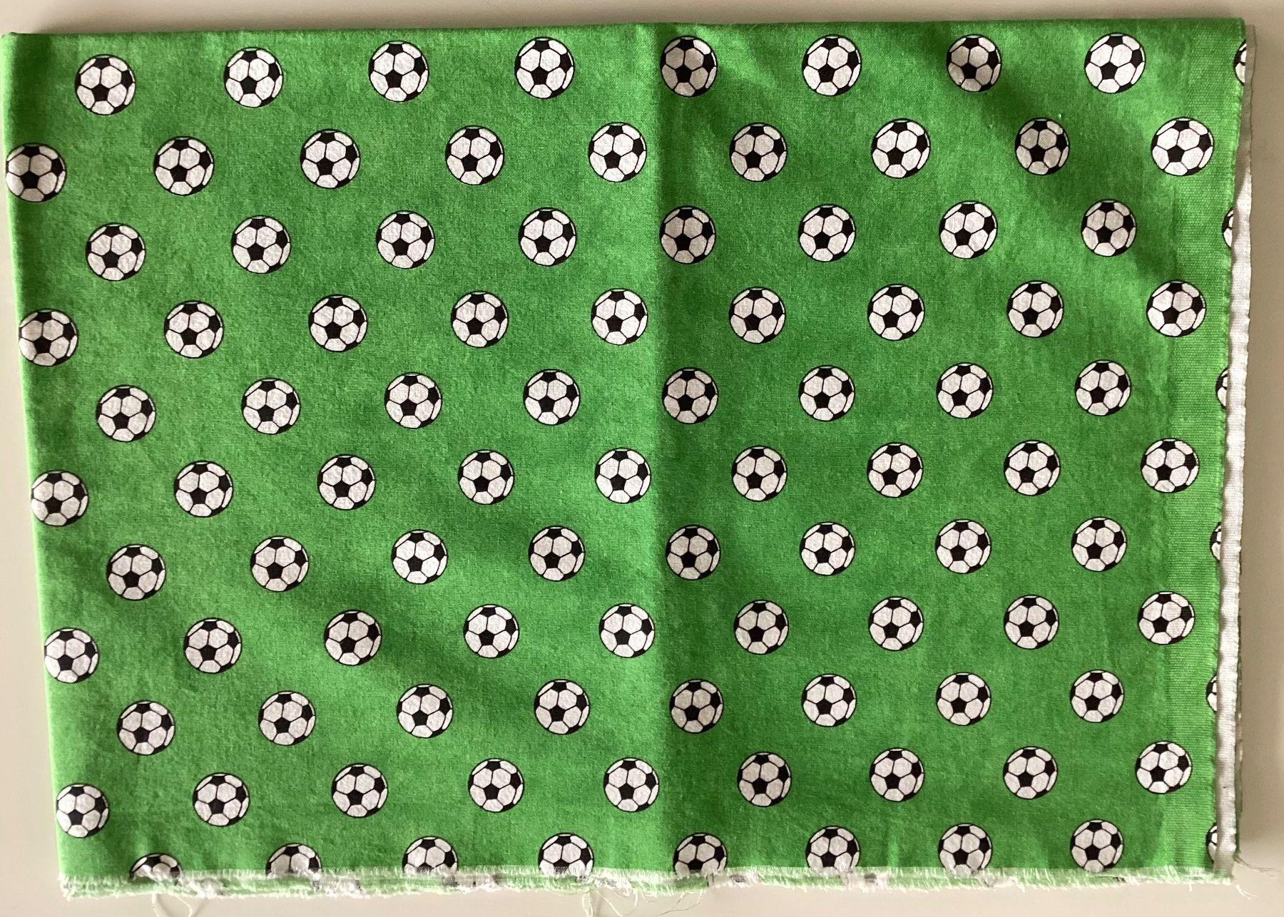 Stoffe: Baumwollstoffe Fussball – Neu (gemäss Beschreibung) aus Wagen von papai1 2