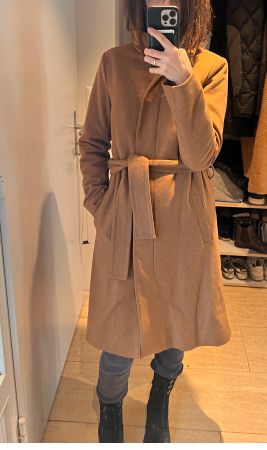 Wollmantel Grösse 32 beige - Inwear - nie getragen!