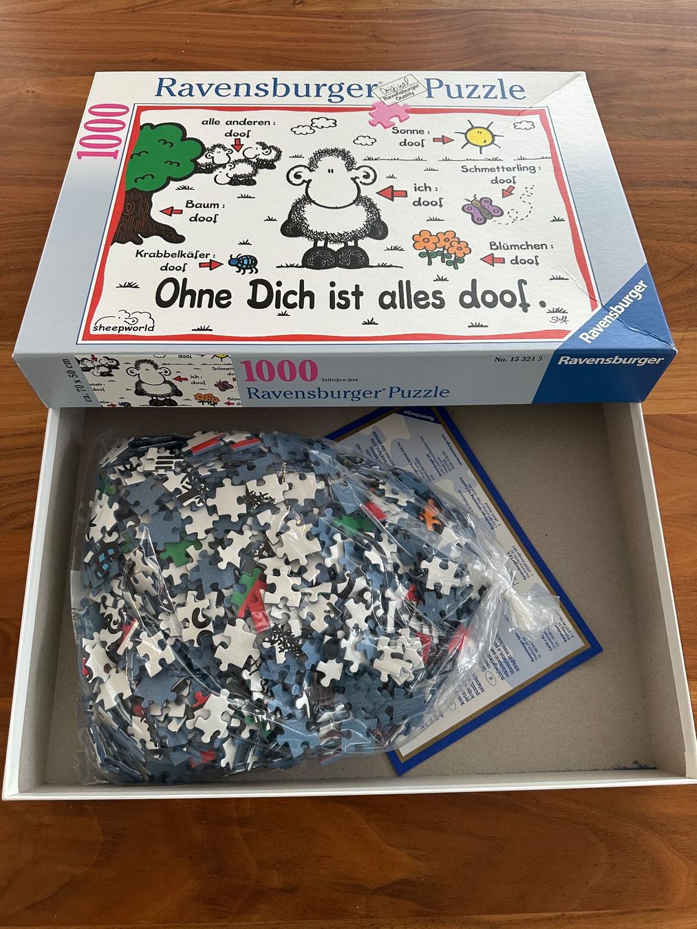 Ravensburger Puzzles: Ravensburger Puzzle - 1000 Teile - sheepworld – Gebraucht aus Bürglen UR von Amdeko 1