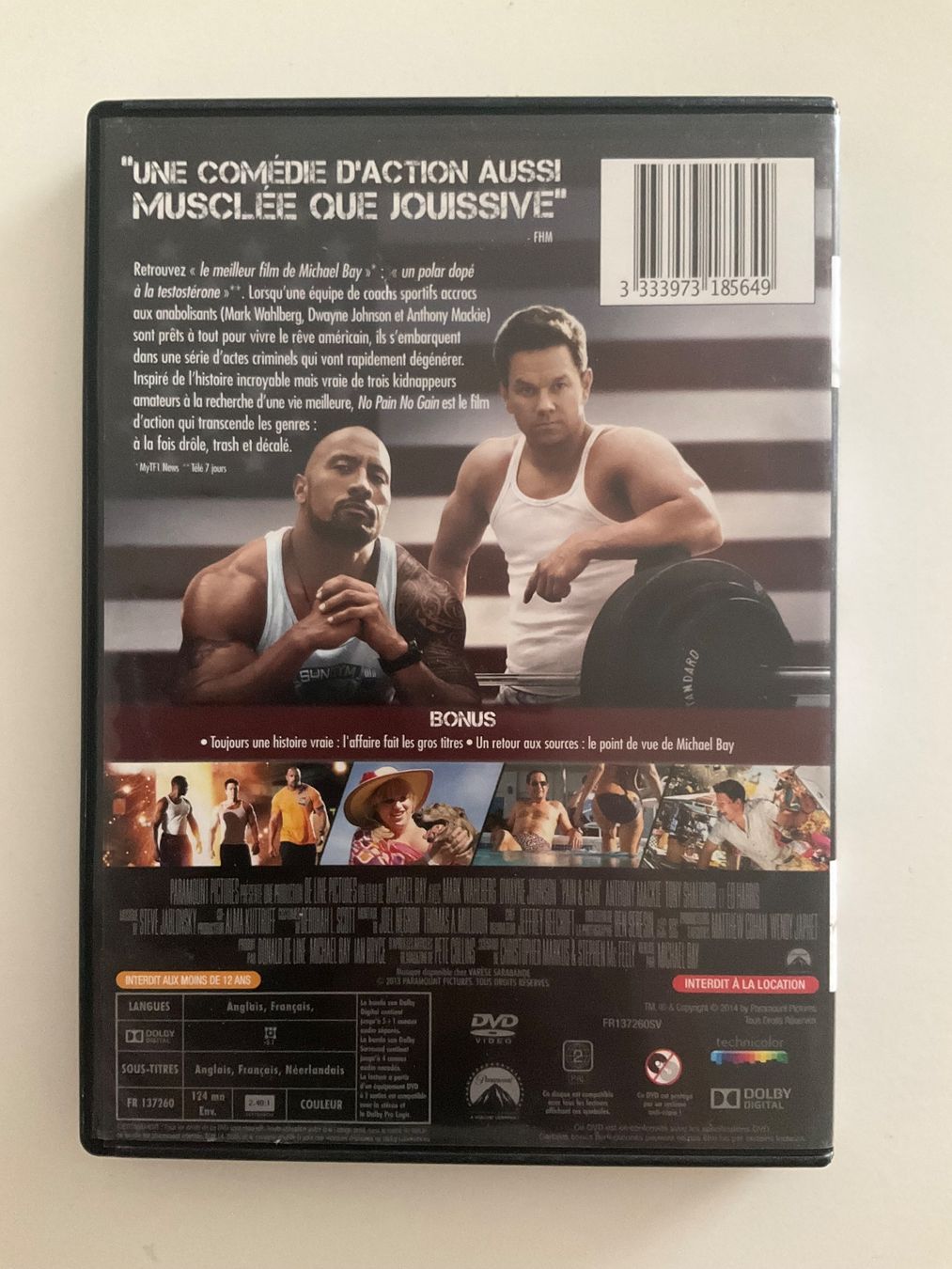 Tutti i DVDs: DVD No Pain No Gain DVD – Usato da Veyrier venduto da Deniro2 1