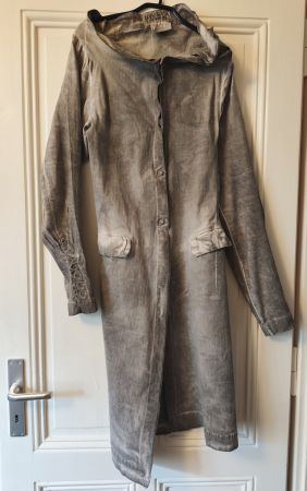 RUNDHOLZ : Très original manteau asymétrique XS-S