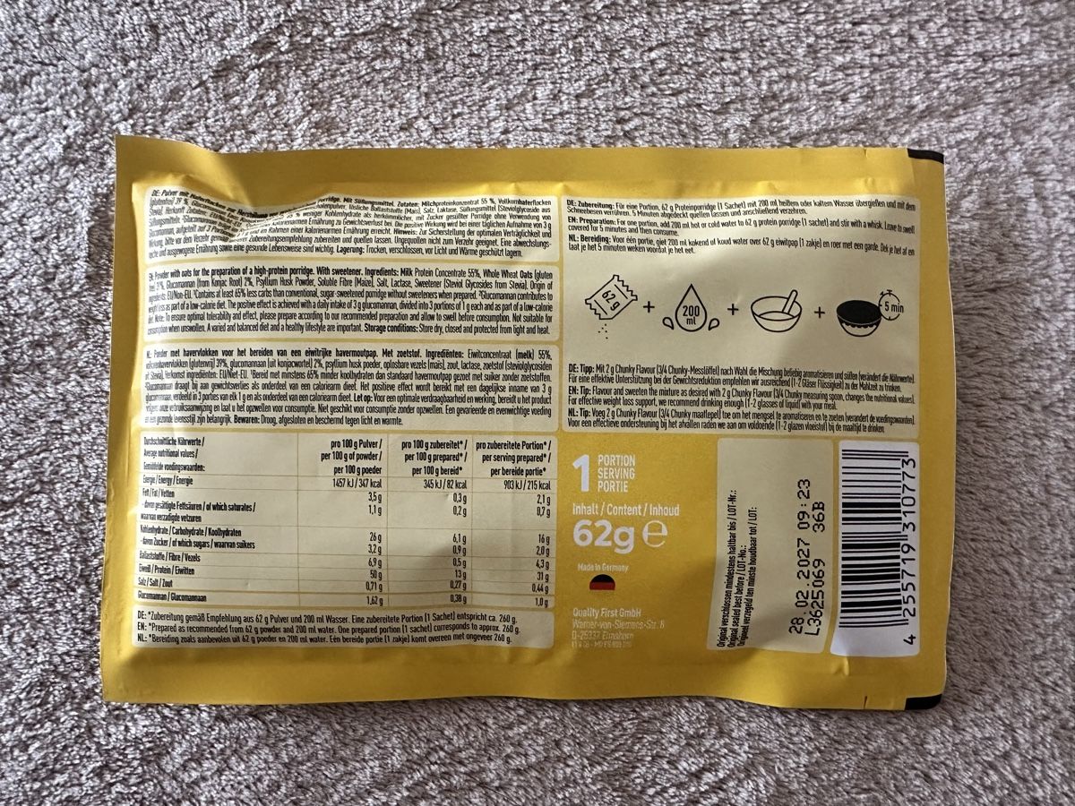 More Nutrition Cibi & Specialità: More Protein Porridge - 62g – Nuovo e nell'imballaggio originale da Wangen SZ venduto da Jaay_Sky 1