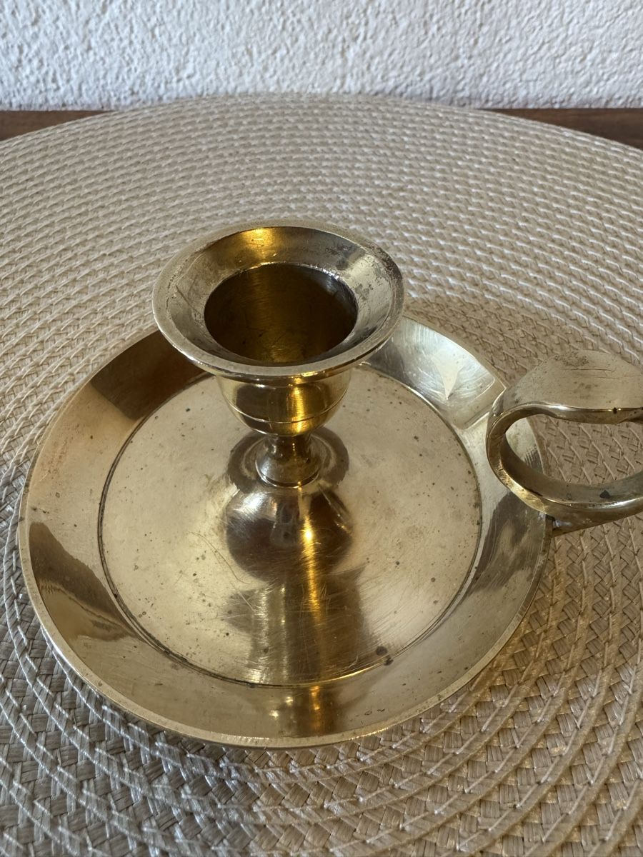Portacandele: Vintage Kerzenhalter aus Messing – Usato da Balsthal venduto da Narulya 2