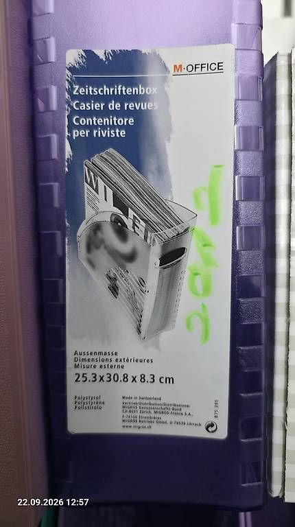Riviste & Magazine: Zeitschriftboxen, Set à 10 Stk.  – Usato da Samstagern venduto da riha08 2