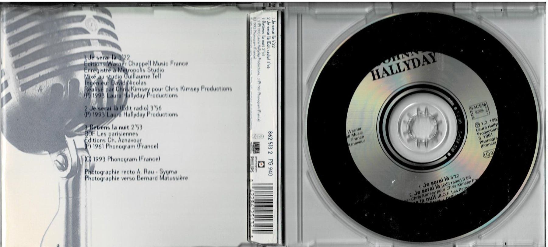 CD: Johnny Hallyday - CD Je serai lé – Usato da Noréaz venduto da Hallyday 1