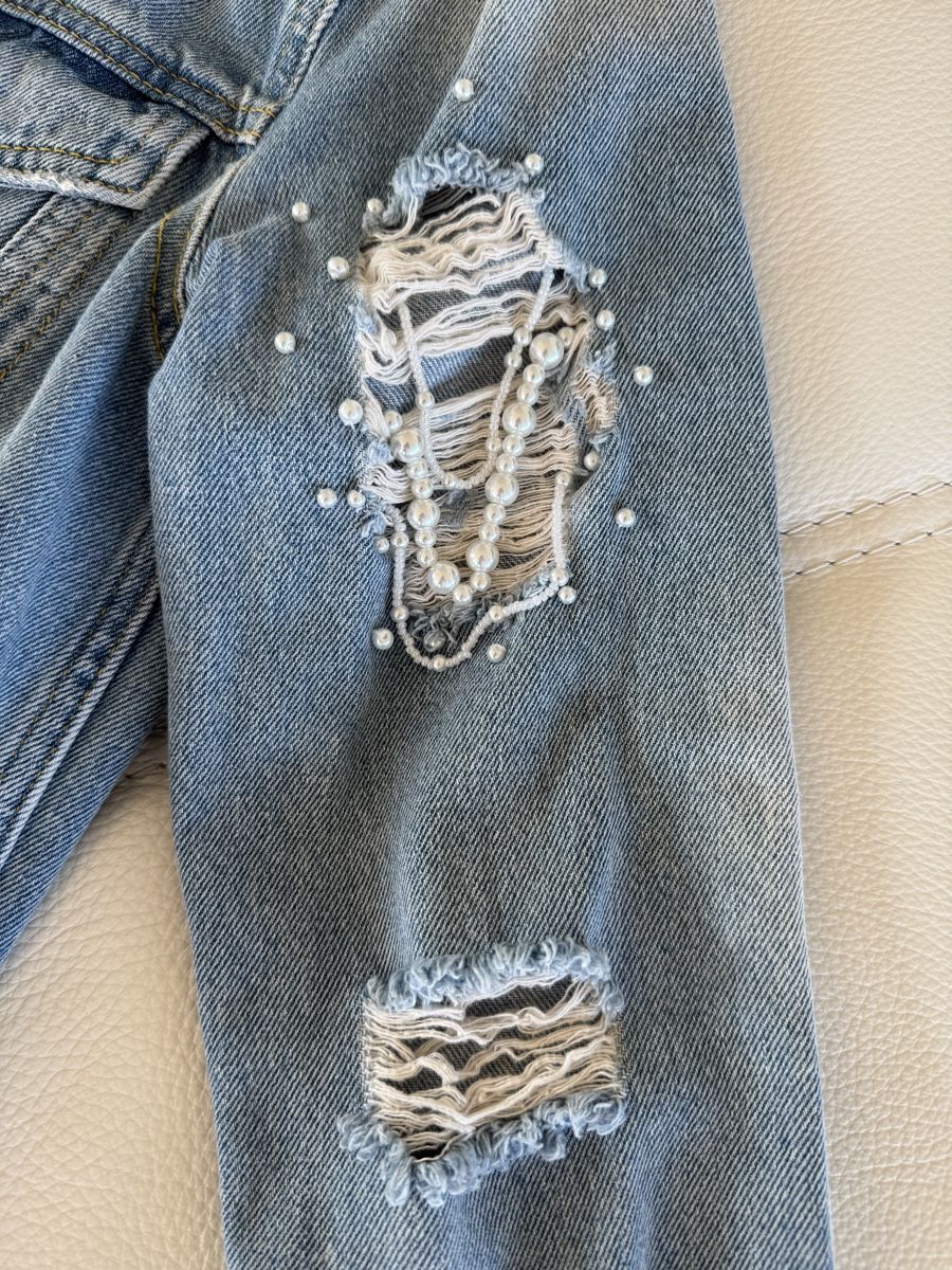 Guess Jacken: GUESS Denim Jacket With Pearls, Size XS – Neu (gemäss Beschreibung) aus Forch von ele_9gsf 7