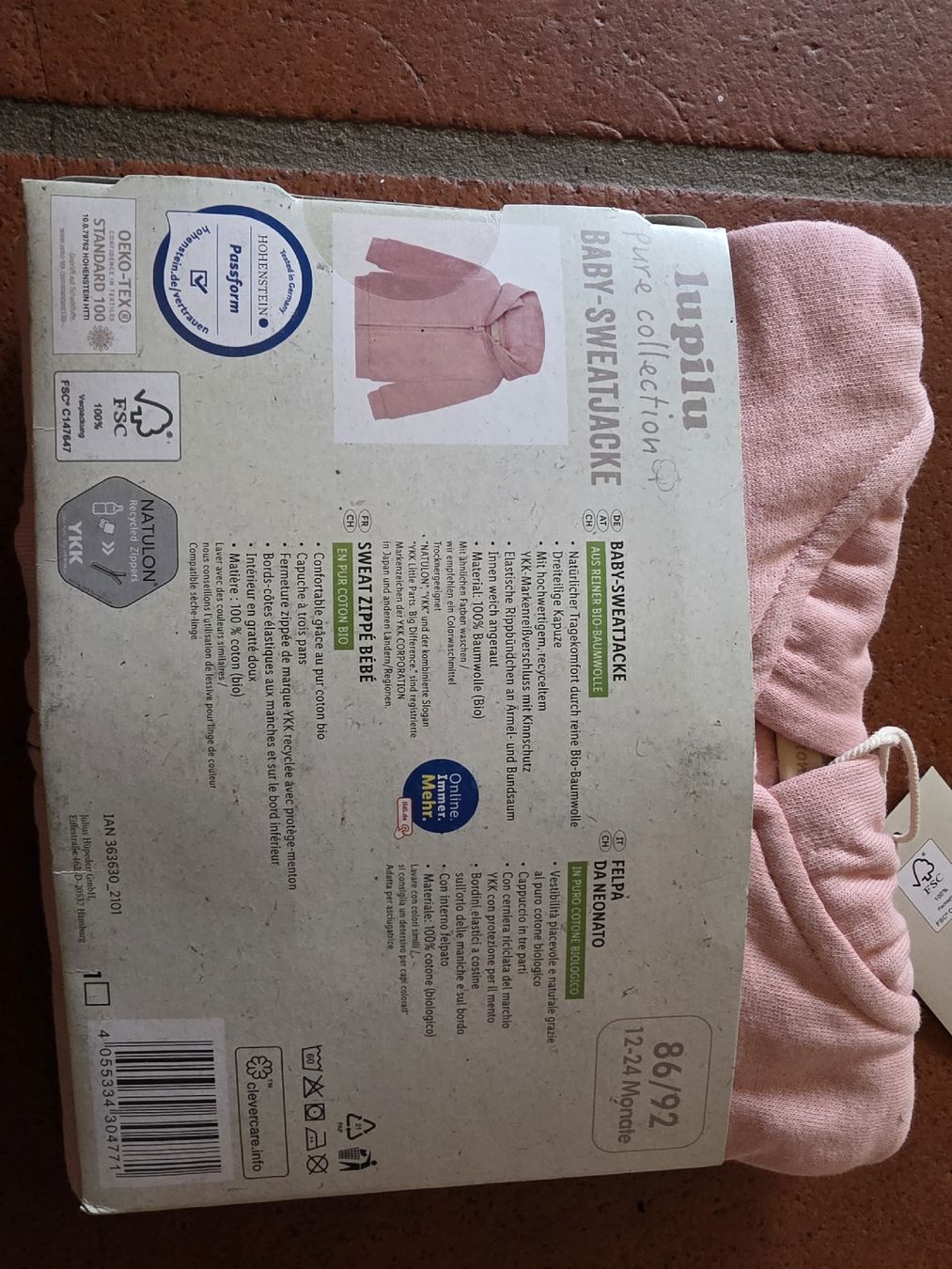Giacche & Cappotti: Baby Sweatjacke 86-92 – Nuovo e nell'imballaggio originale da Bäriswil BE venduto da Simon_Kreativwelt 1