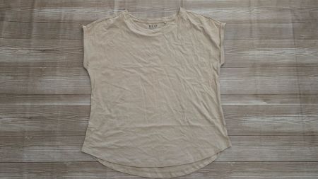 🆕 Next Cap Sleeve Tee - L - Beige/Sand