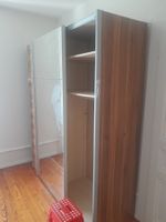 Armoire PAX, 215cm(h) x 200(l) x 60cm(p) portes coulissantes
