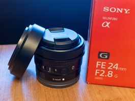 Sony FE 24mm F2.8 G Objektiv - Top Zustand, 3 Monate alt!