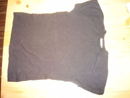 schwarzes T-Shirt Clockhouse