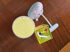 lot de 3 Veilleuses bébé avec lumières et musique