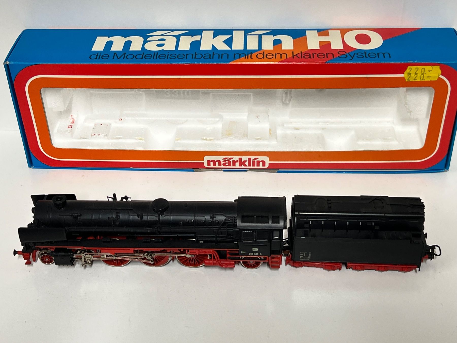 Märklin Modellini di ferrovie: Märklin 3310 DB BR 012 081-6 Dampflok – Usato da Geroldswil venduto da TopTrain54 3