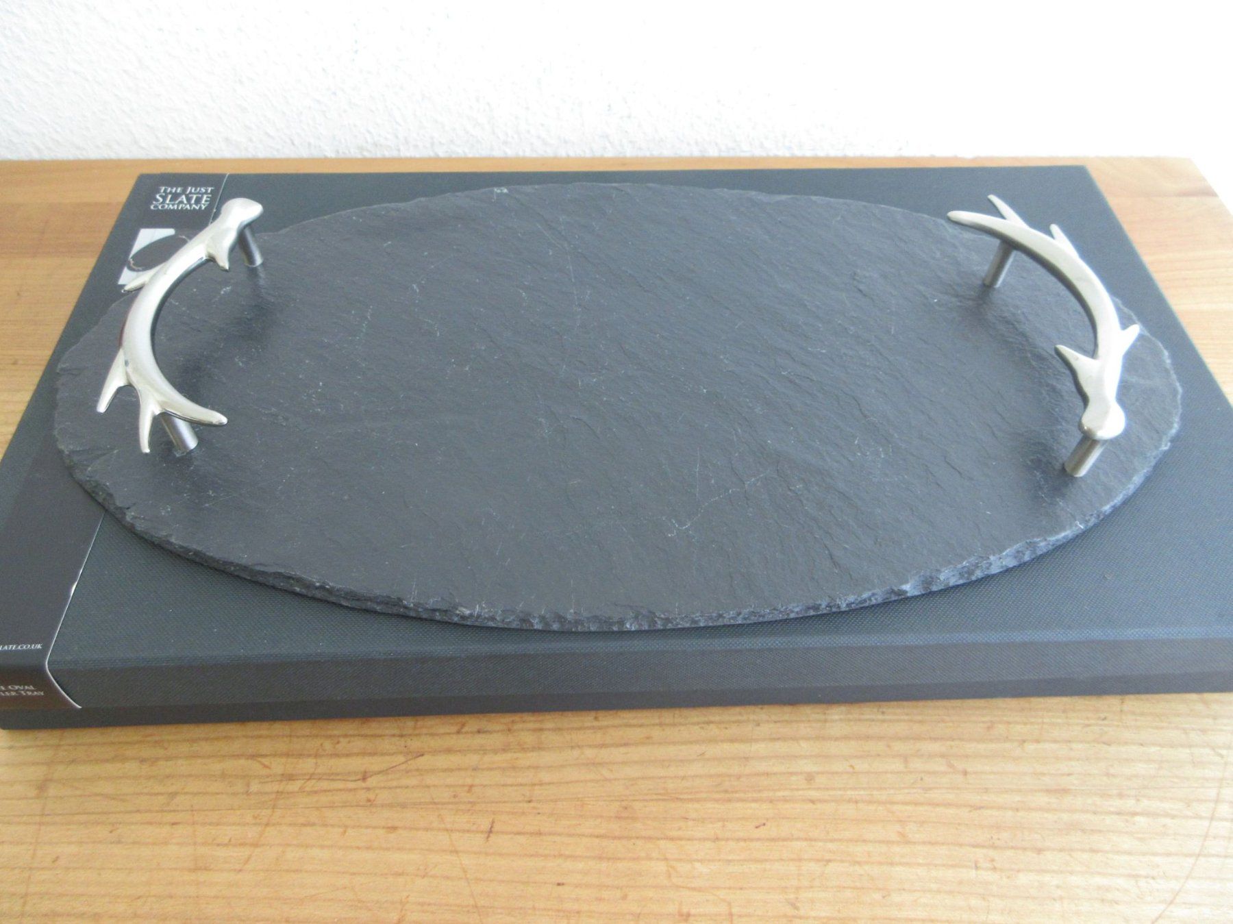 Piatti di portata: Schiefer-Serviertablett, oval, Slate Company – Usato da Binningen venduto da Oldfashion