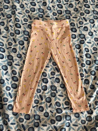 pfirsichfarbene Leggings, guter Zustand, Größe 92