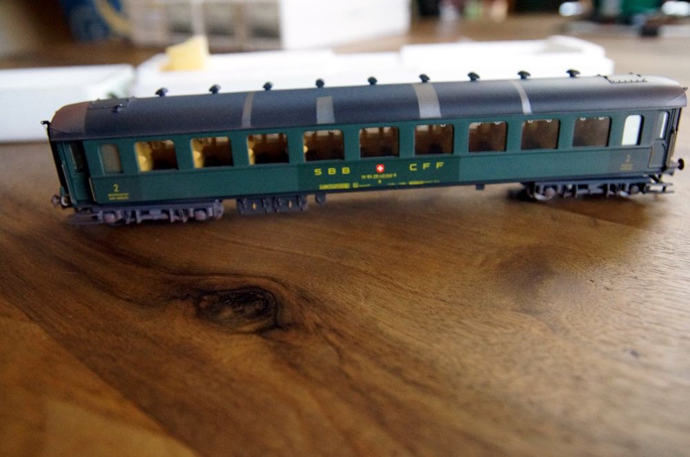 Metropolitan Modelleisenbahnen: Metrop/API 7090 D - SBB Personenwagen 2. Klasse UIC – Gebraucht aus Schönenwerd von Steidi 6