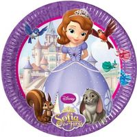 Sofia the First/ Pappteller 23cm / 8Stk.