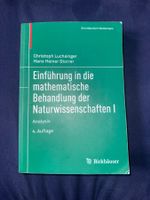 Buch Einführung Analysis für Naturwissenschaften