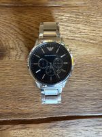 Emporio Armani Chronograph Herren Uhr Edelstahl