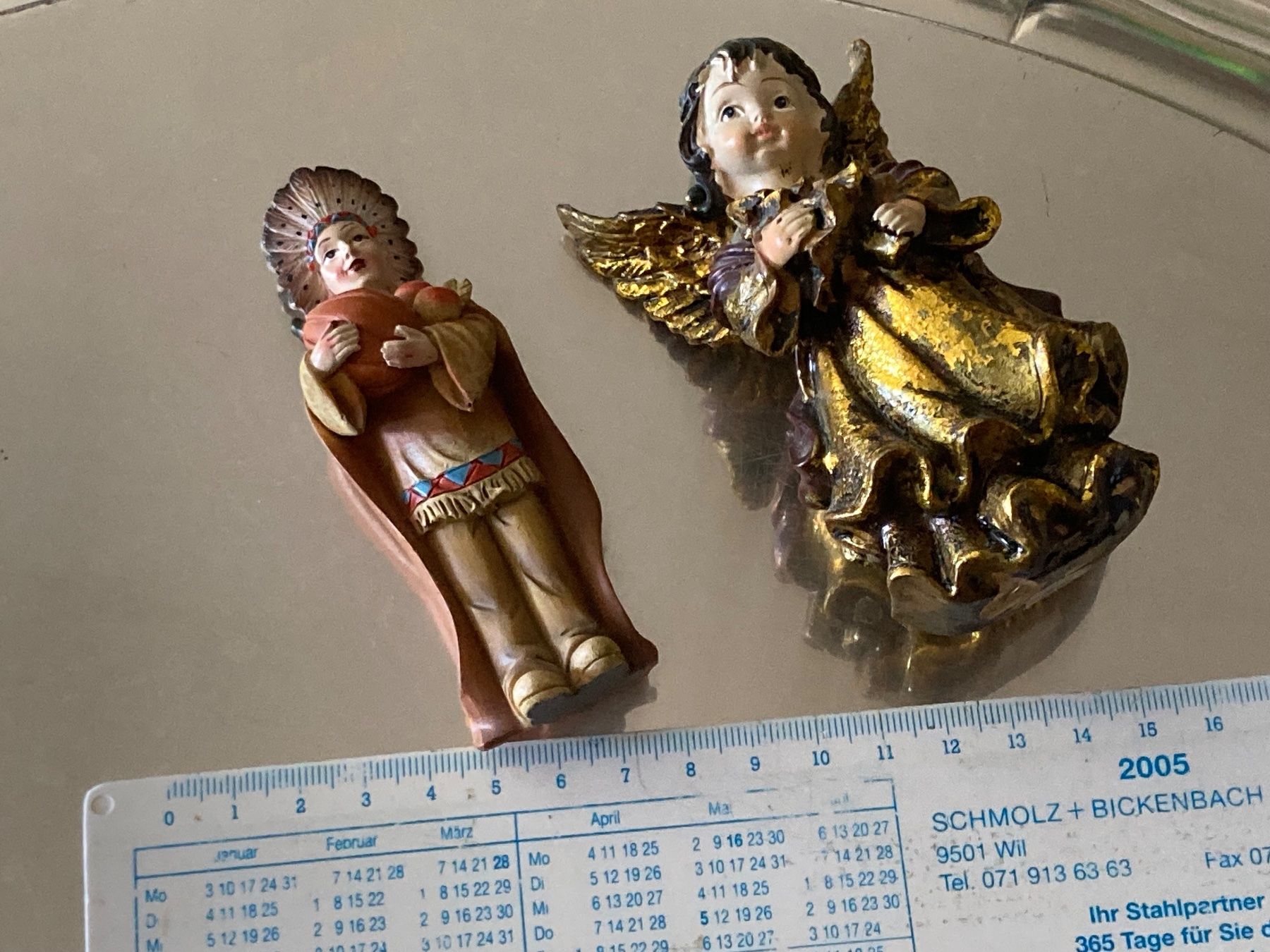 Statuette: Lot de 4objets décoratifs vintage état d'usage – Usato da Marly venduto da Antigona71 8